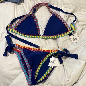 Platinum swimwear bikini top and bottom